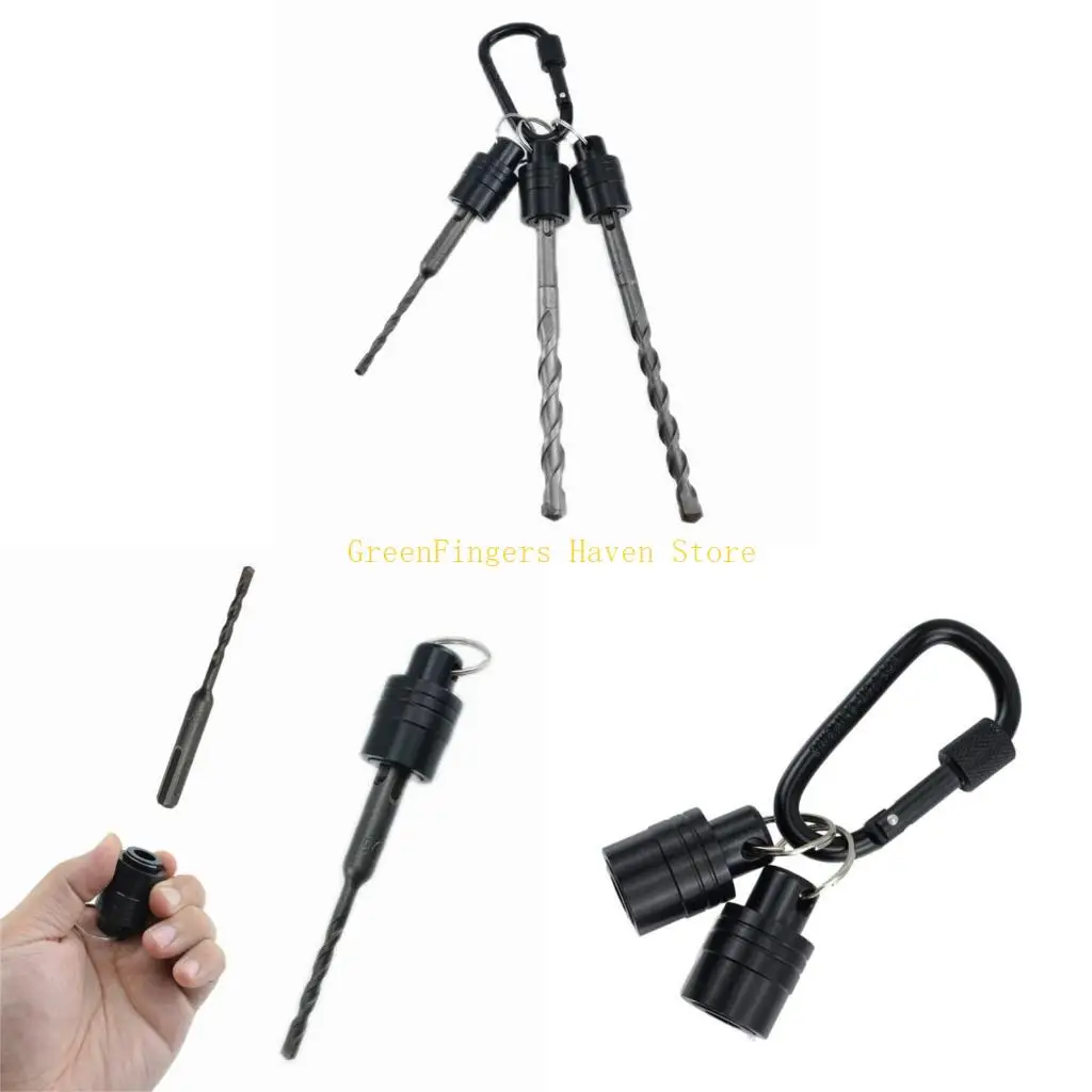 

Держатели F68D BIT DRILE BIT BIT COLSERS 1/4 -дюймового шестигранника, легкий перенос с карабинерами