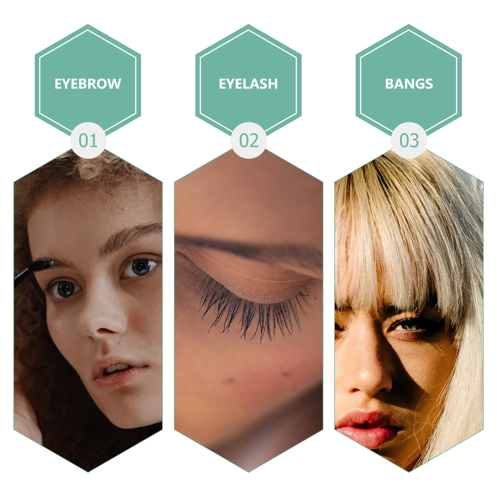 50 قطعة مشط ماكياج رمش فاصل متعدد الاستخدام ل الحاجب التهيأ الانفجارات تشكيل غرامة الأسنان مشط النساء الجمال الأساسية #5