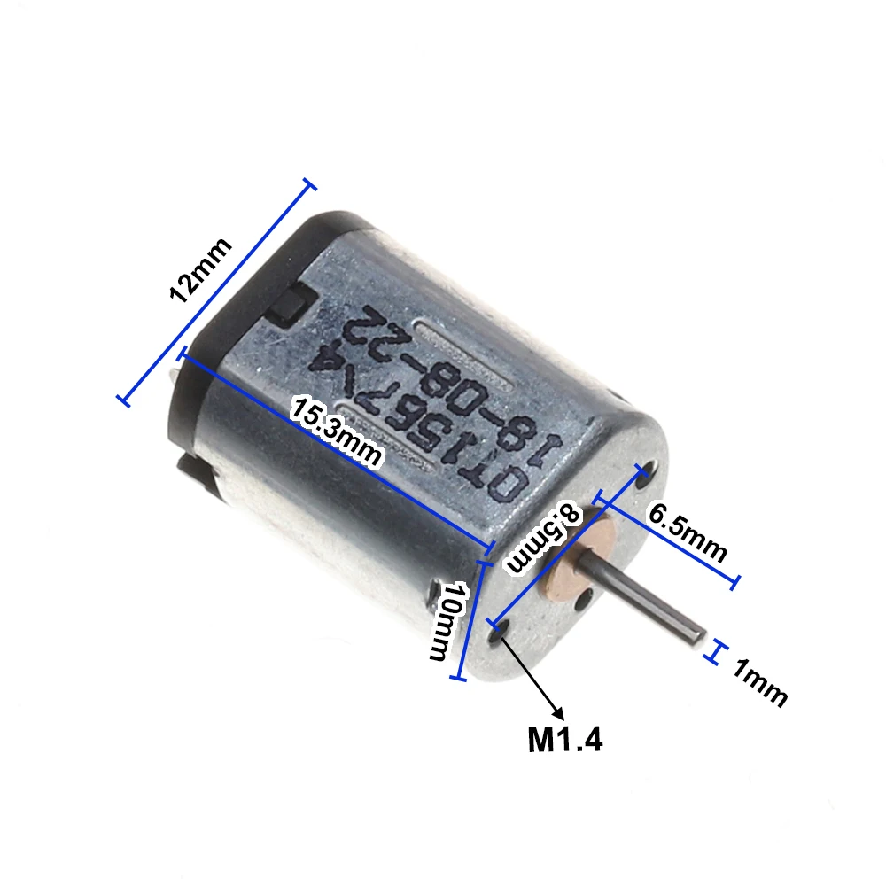Mini N20 Motor DC 3.7V 5V 6V 40800RPM High Speed Carbon Brush Motor Mini 10mm*12mm Strong Magnetic Engine for RC Slot Car Toy