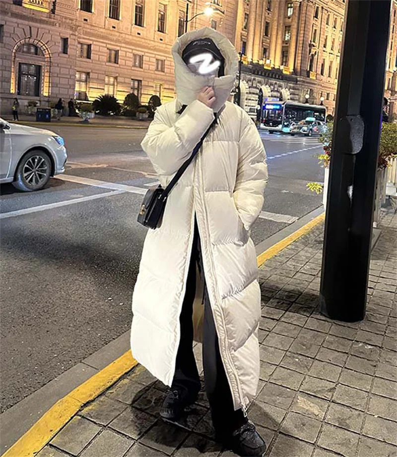 ZAROY Padded Women Jacket Windproof Warm Winter Long Parkas Overcoat Loose Casual Hoodie Coat Skiing Outerwear Длинные п