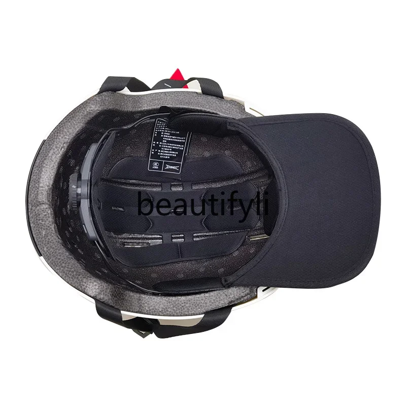 Electric vehicle accessories helmet, half helmet, breathable, hard hat