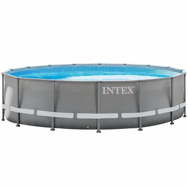 Escalera para Piscina Intex 26702 de Alta Calidad, Accesorios para Piscina Cuadrada Intex