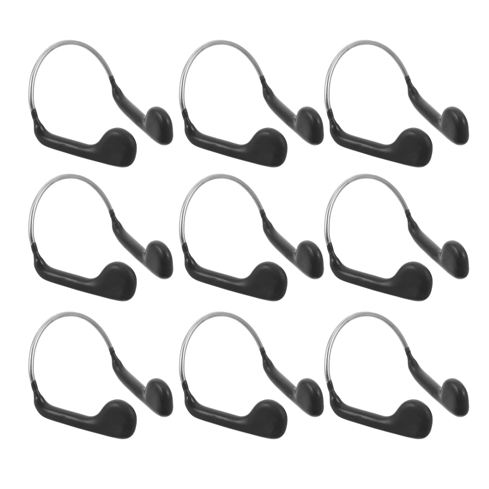 

10pcs Swimming Nose Clips Anti-Slip Soft Fit For Pool Diving Surfing Water Sports Storage Box Included Swim Nose Plugs For Men