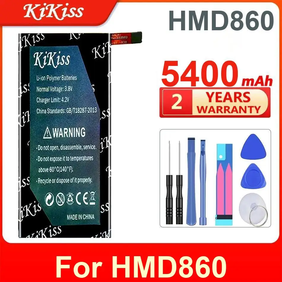 

Аккумулятор Kikiss HMD860, 5400 мАч, подходит для