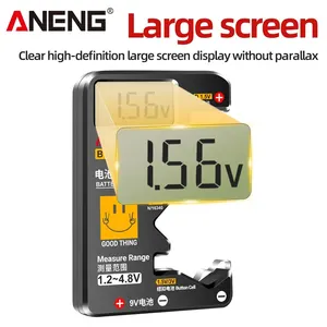 Aneng BT189 9V -Taste NDC Cell Battery Tester AAA AAA Inländische LCD -Batterie -Tester Power Bank -Detektoren Tools 8 Hauptverkaufstelefonpunkt - №1
