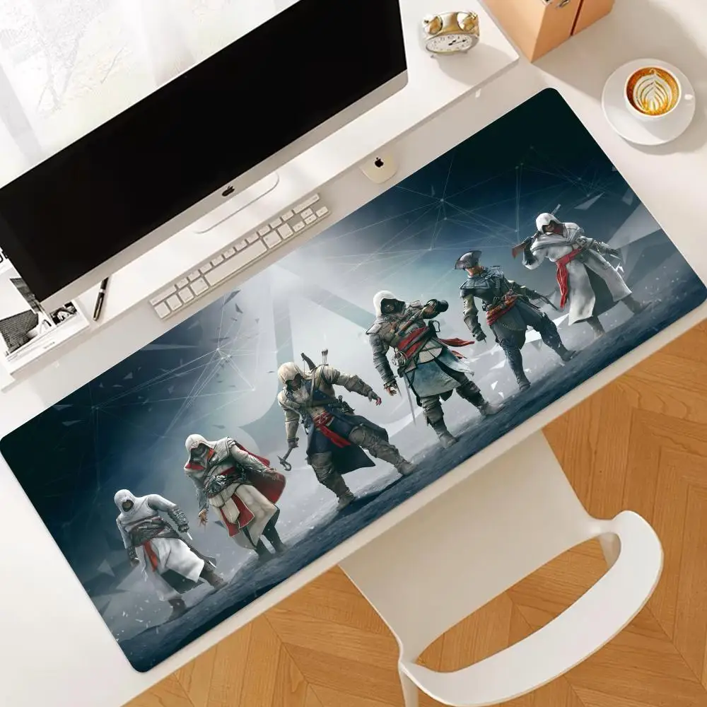 

Large Mouse Pad A_assassins C_creed Gaming Mousepad Laptop Gaming Mats XXL Rubber Desk MatFor Office Carpet Desk Accessories