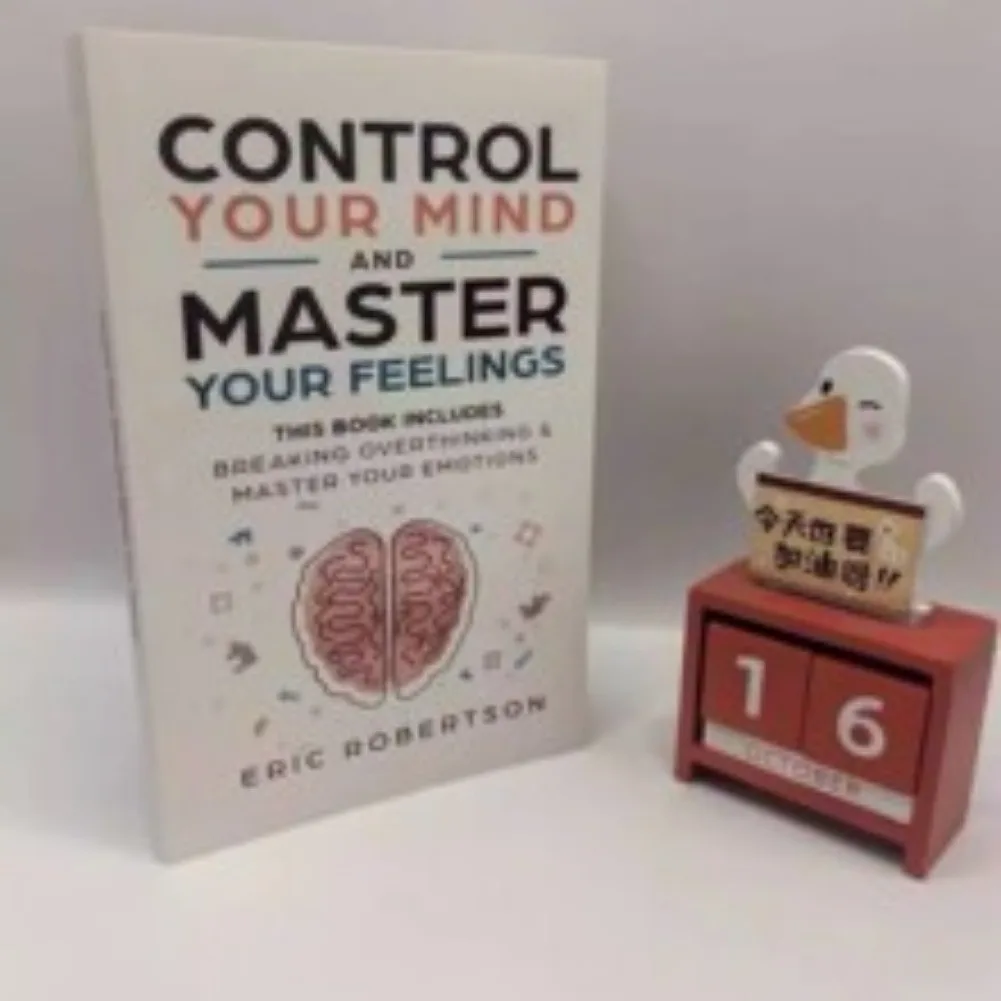 Controlue la mente y domine tus sentimientos de Eric Robertson Breaking Overthinking y domine tus emociones Libro en inglés
