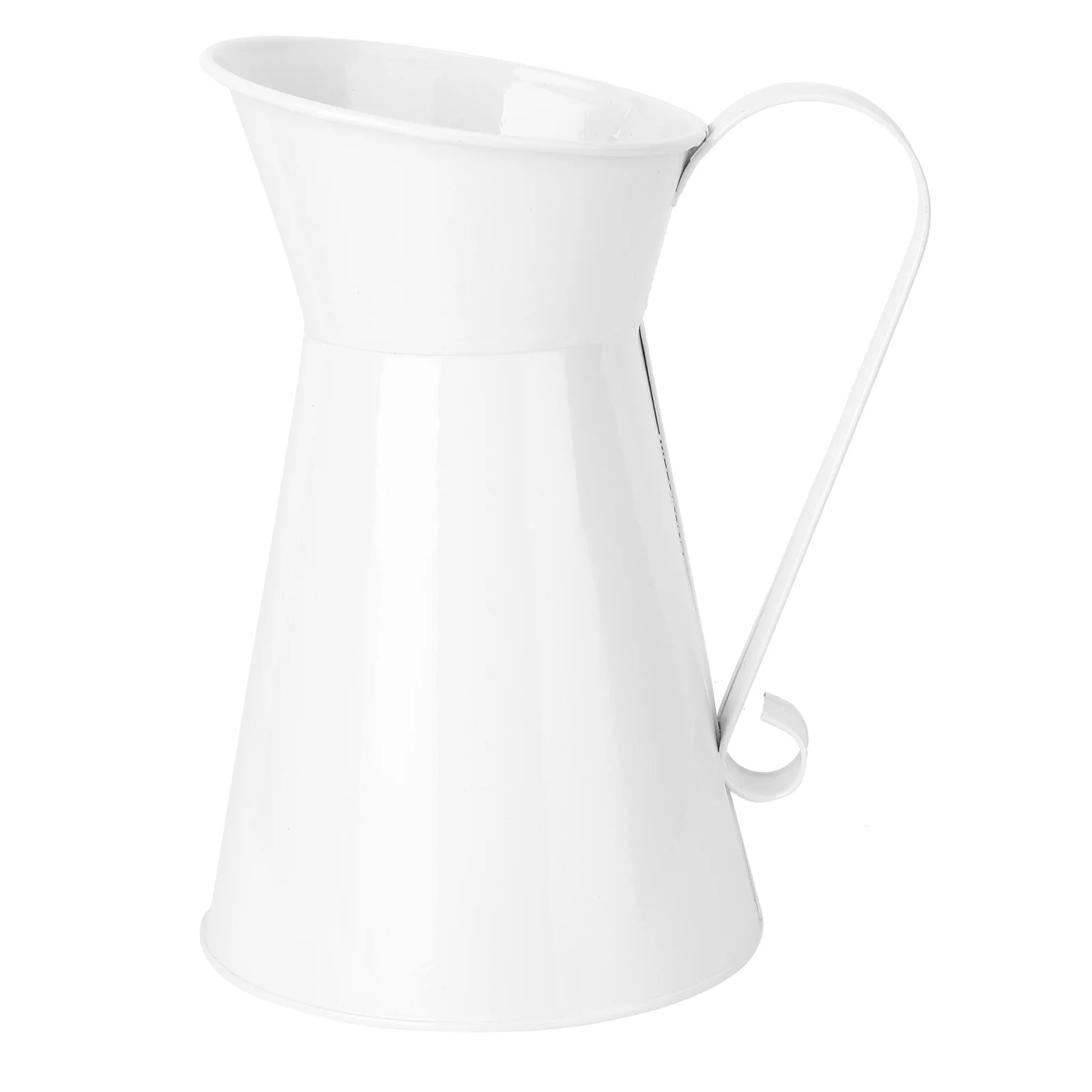 

1Pcs Beige Pot Flowerpot Decorative Flower Bucket Pastoral Style Garden Flowerpot Home Decor Coffee Pot