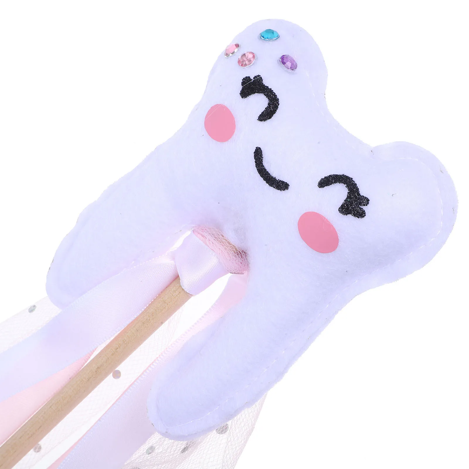 Fairy Wand Core Ribbon Design Lichtgewicht Kinderfeest Prestatie Prop Bruiloft Cosplay Decoratie Fee met lint