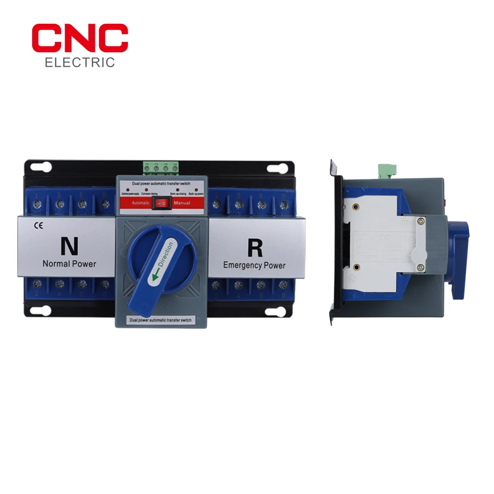 CNC YCQ3B-63 ATS Dual Power Automatic Transfer Switch Din Rail 50/60Hz 4P 63A Selector Switches Diesel Generator Part