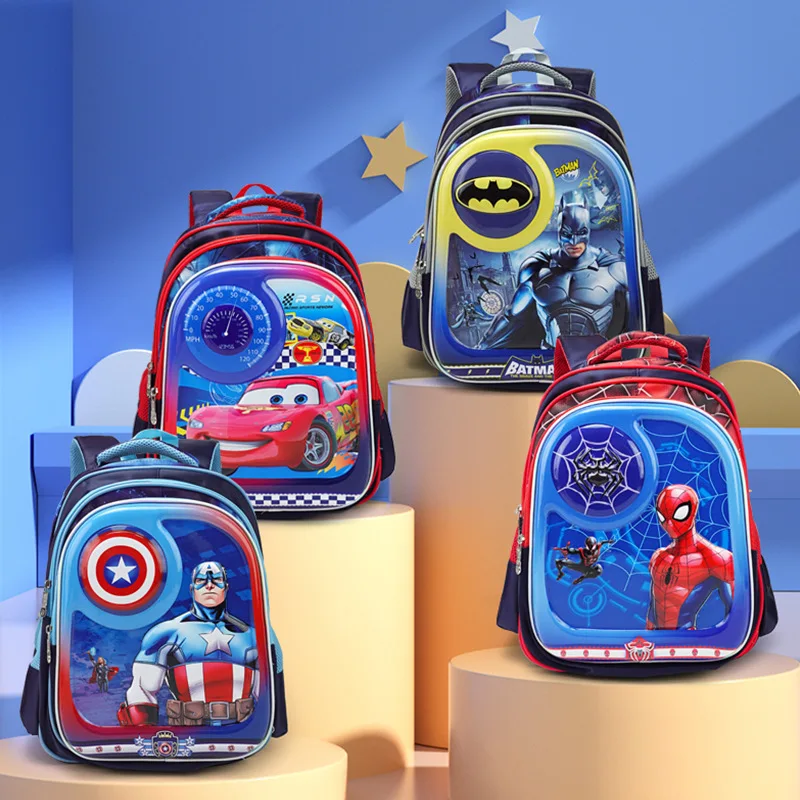 

Disney Frozen School bags For Boys Girls Elsa Anna Spider Man Primary Student Shoulder Orthopedic Backpack Kids Gifts Mochilas