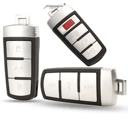 jingyuqin Intelligent Shell Smart Remote Car Key Case Cover Style For VW  Passat Magotan 3 Buttons