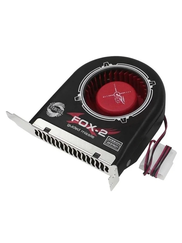 FOX-2 System Blower Computer Chassis Exhaust Cooling Fan PCI Slot Bit Fan Cooler Long Life Bearing Design High Air Flow