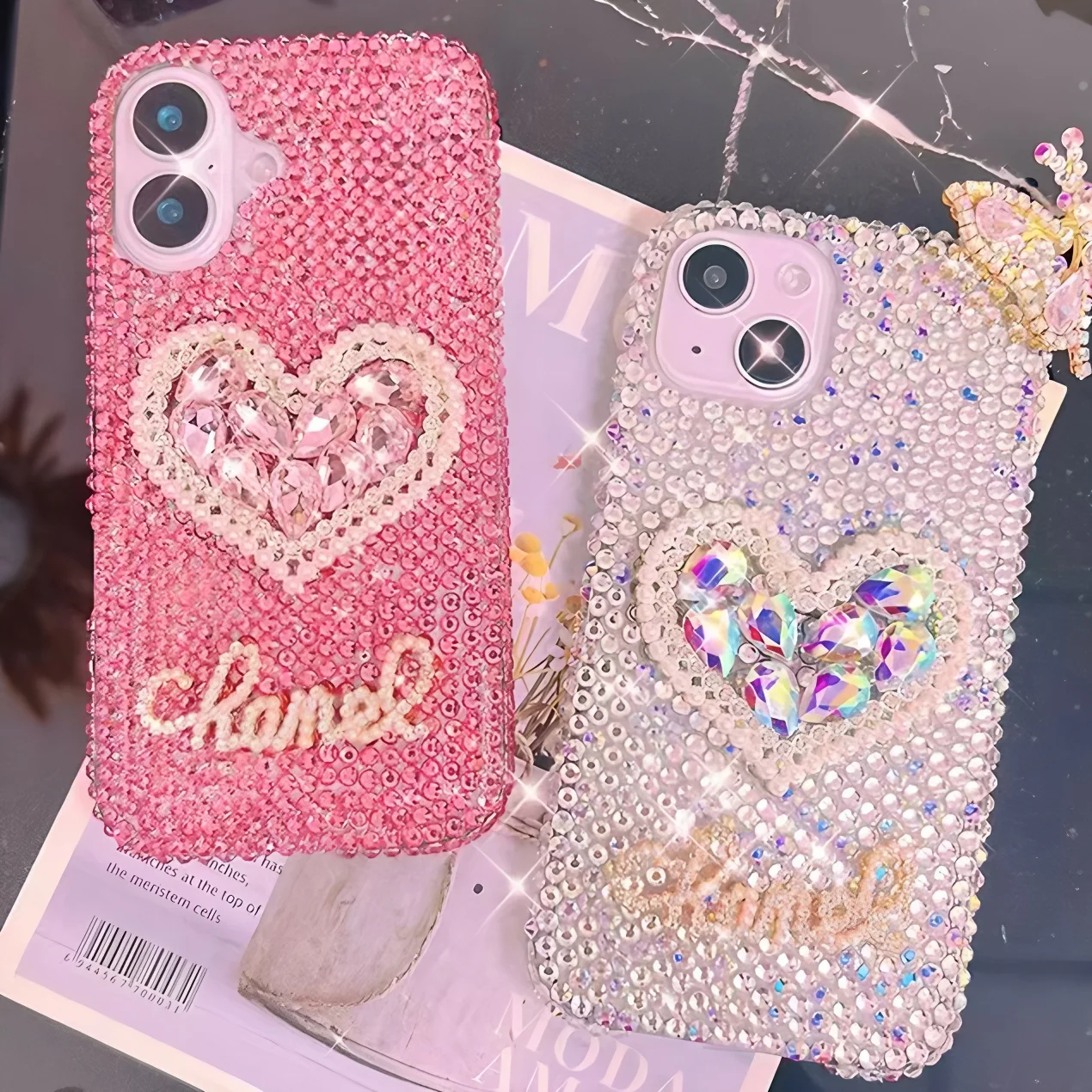 

Роскошный чехол для телефона с 3D маленьким бриллиантом для Samsung Galaxy F05 F16 F06 F55 F15 F56 C55 5G, чехлы с драгоценными камнями