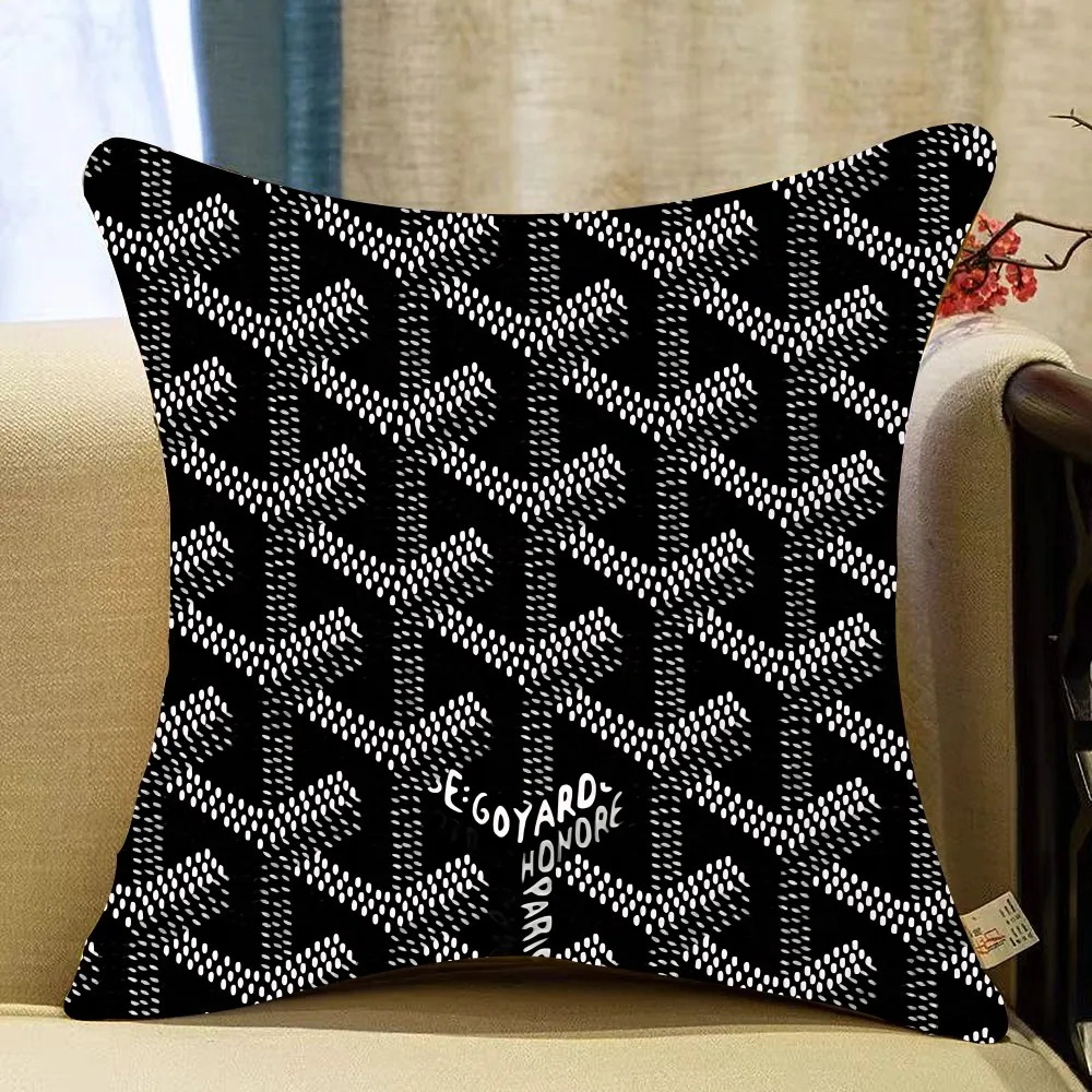 G-Goyard Pillow Case Throw Pillow Cover Nordic Vintage Style Cushion Covers Home Living Room Sofa Couch Seat Decor