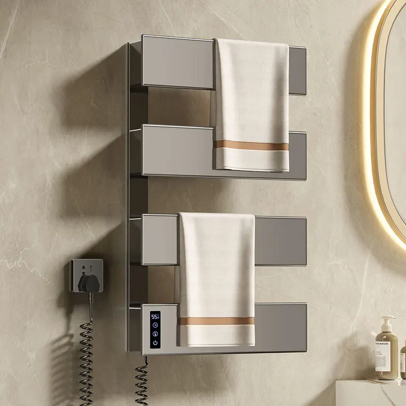 Bathroom Towel Rack Radiator Wall Hanger Multilayer Towels Holder Heater Intelligent Constant Temperature Towels Bars Heaters