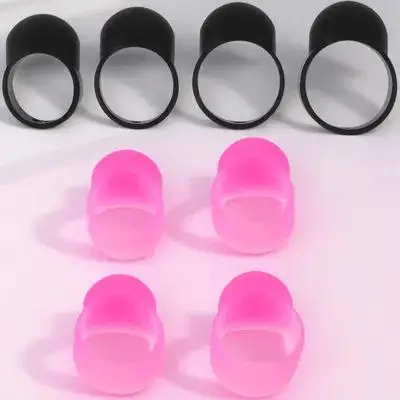 8 قطعة طبلة سيليكون كتم إصبع اللمس يغطي لليد عموم لوتس طبل المحمولة ممارسة أداة تعزيز قابلية اللعب