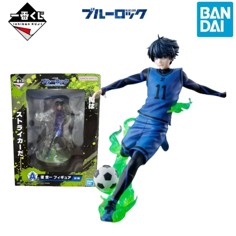 In Stock Bandai Original BLUE LOCK Ichiban KUJI Isagi Yoichi Bachira Meguru Nagi Seishiro Mikage Reo Anime Figures Toys