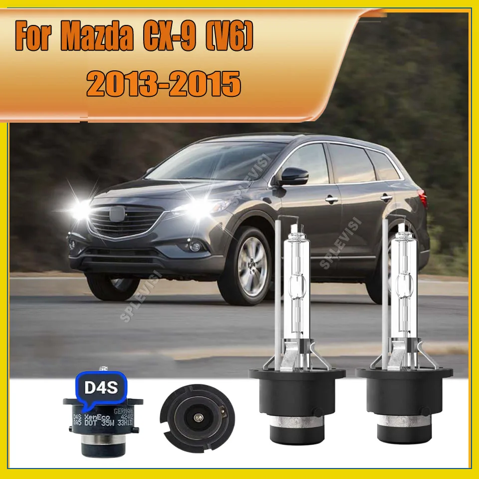 

42402 42402WX Replacement - Pack of 2 35W Xenon Headlight HID Bulbs For Mazda CX-9 (V6) 2013 2014 2015 66440 42402 42402WX