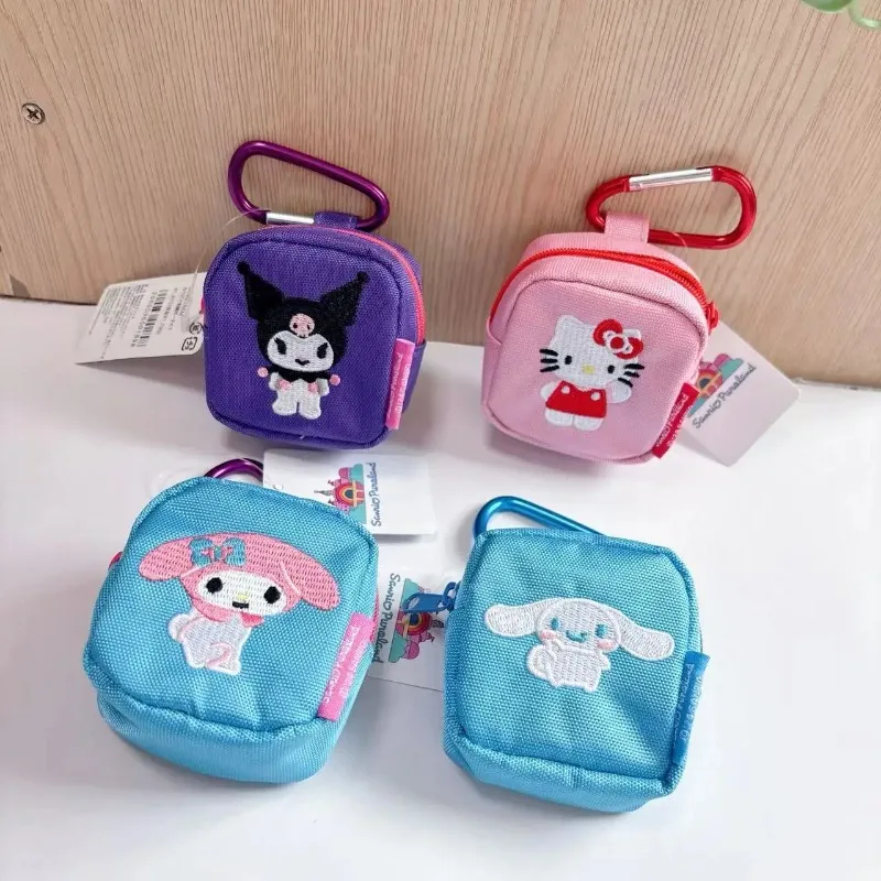 

Sanliou kitty embroidery storage bag cartoon cute jade dog wishing rabbit small square bag pendant