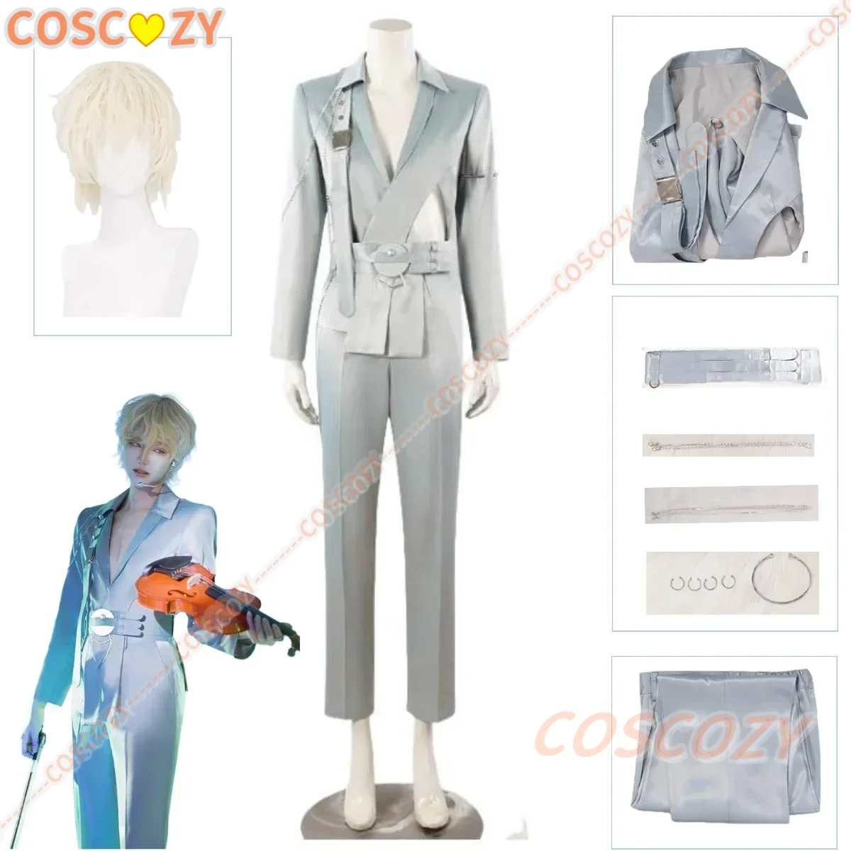 Customized Alien Stage R7 Luka Cosplay Costume Wig Party Outerwear Clothing Uniform White Suit Halloween Christmas Party Clothes