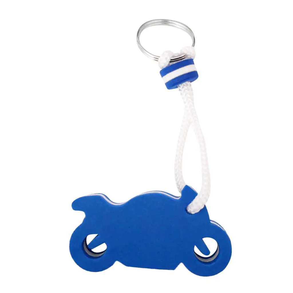 

Buoyant Motorcycle Key Ring Kayak Float Keychain Water Sports Accessory for Sailing Drifting Swimming Marine Use