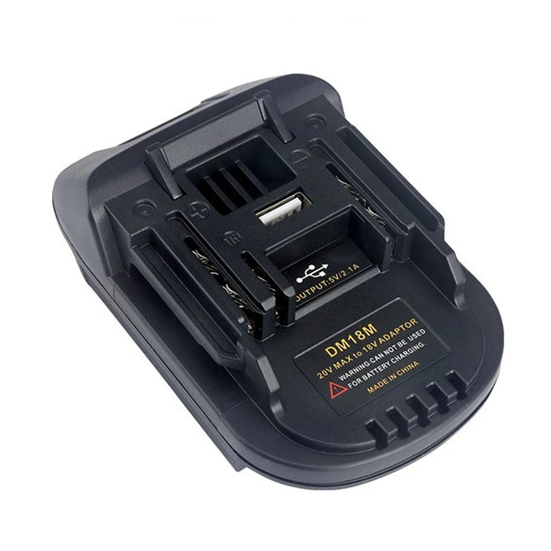 DM18M Battery Convertor Adapter for for DEWA 20V Battery Convert to for 18V BL1830 BL1850 Battery-A73M