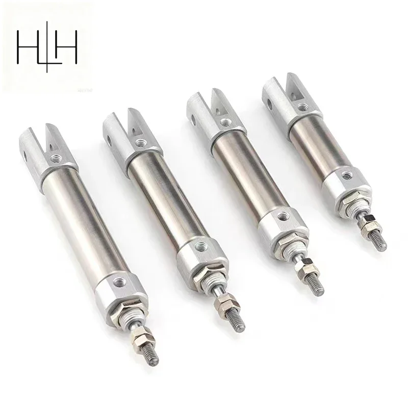HLH CDJ2D Type Double Acting Pneumatic Air Cylinder Mini Small Single Rod 10mm 16mm Bore 20mm 25mm 30mm 150mm Stroke
