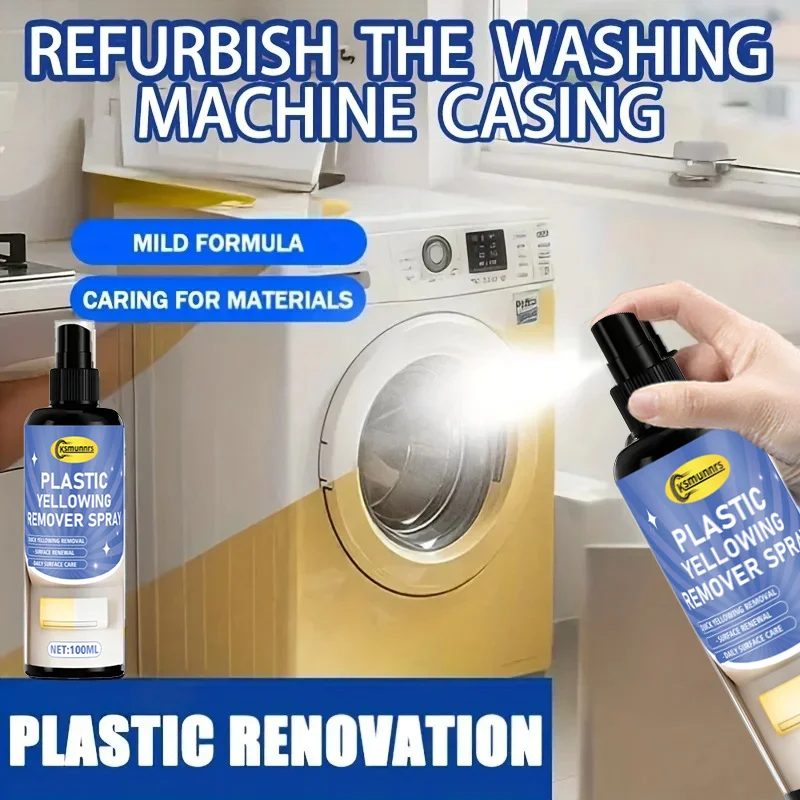 Appliance Plastic Anti-Yellowing Agent - For Air Conditioners & Washing Machines, Strong Stain Removal & Antioxidant