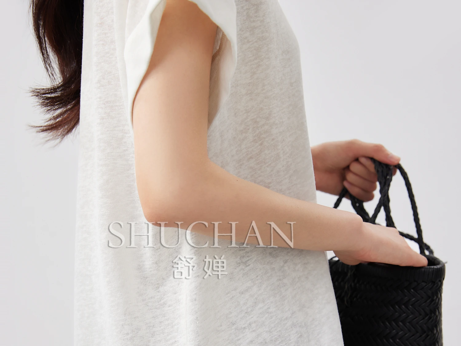 تي شيرت خفيف للاستمتاع بالطبيعة والمطر الفرنسي وقنب الندى + قطن، تي شيرت نسائي بسيط ومتعدد الاستخدامات بأكمام قصيرة #5