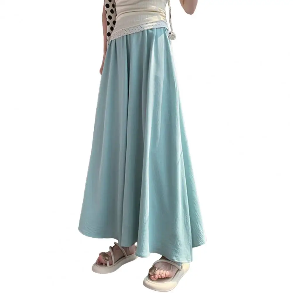 Wiosenne letnie damskie spodnie z szerokimi nogawkami spódnice Casual wysokiej talii Pantalones koreański styl elegancka moda luźne spodnie odzież Mujer