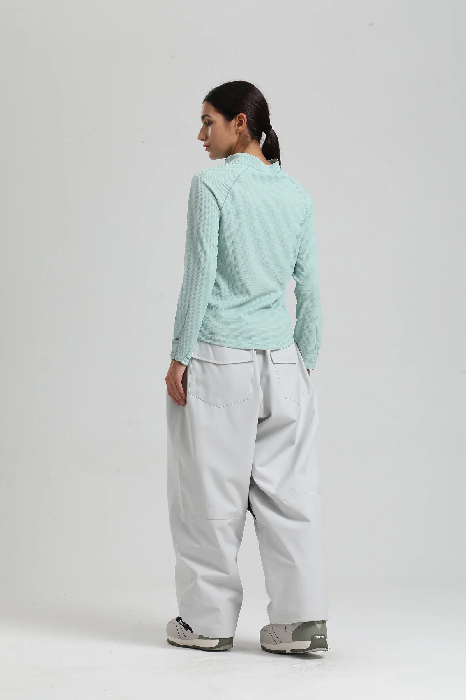 Gsou Snow 2025, Unisex-Cargohose mit lockerer Passform – wasserdichte, winddichte Snowboardhose für Damen und Herren, Winter-Schneeausrüstung – Detail 32