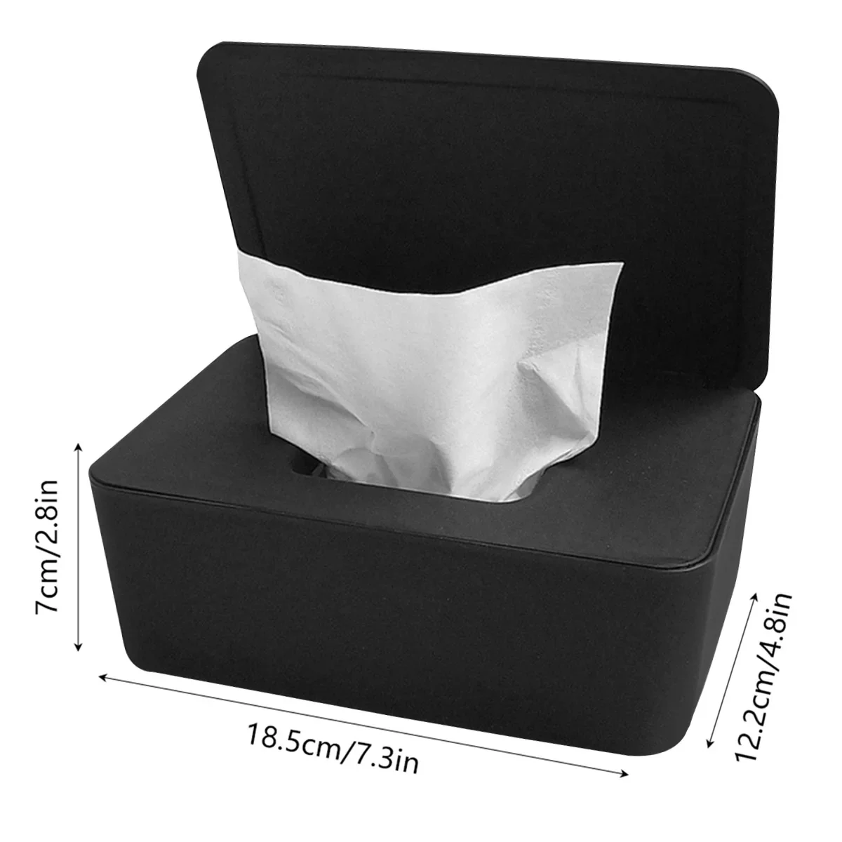 Dustproof Tissue Storage Box Wet Wipes Dispenser With Lid Tissue Home Desktop Tissue Storage Box Office Mask Storage Box