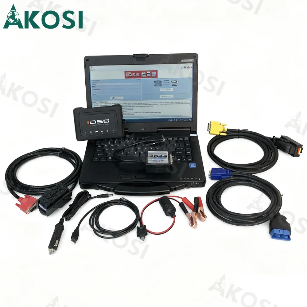 2026 for isuzu diagnostic service system adapter TYPE 2 E-idss G-idss truck excavator driver program diagnose tool+CF53 laptop