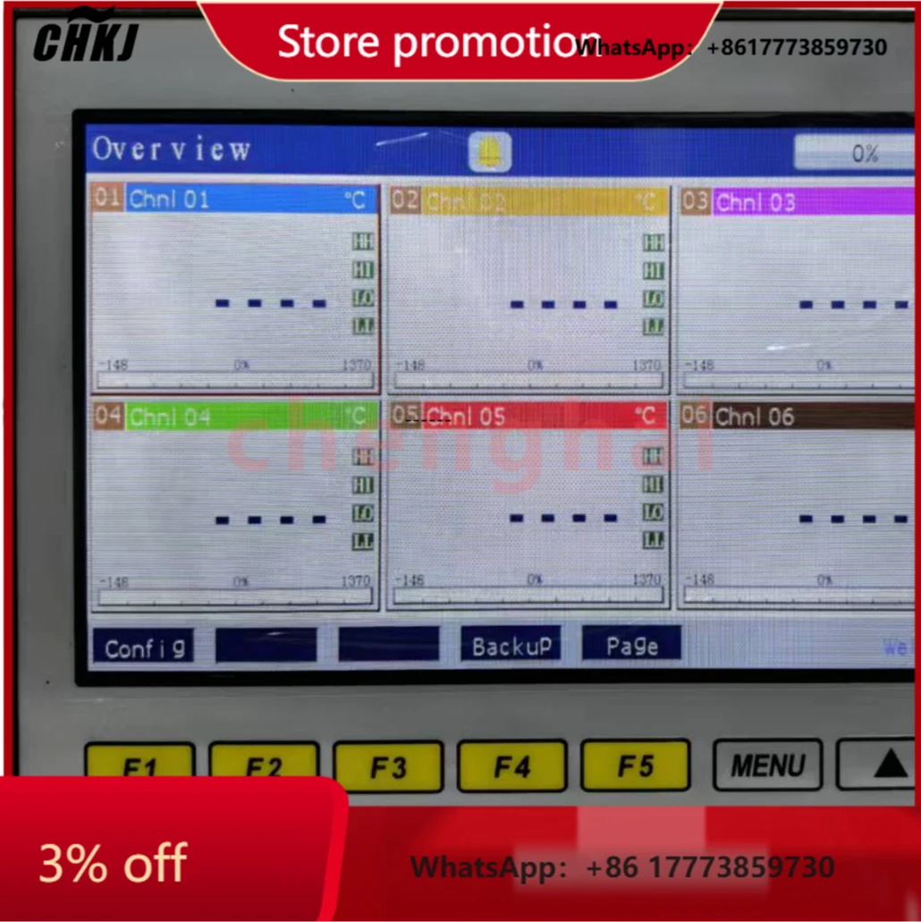 

CHKJ-2025NEWColorful Paperless Data Logger Recorder With Multi-Channel Touch Screen Display Customizable OEM Support Feed Output