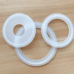 1PCS Fit 19mm-Pipe X 219mm O/D Sanitary Tri Clamp Ferrule Silicone Sealing Strip Gasket Ring Washer For Homebrew Dairy Product