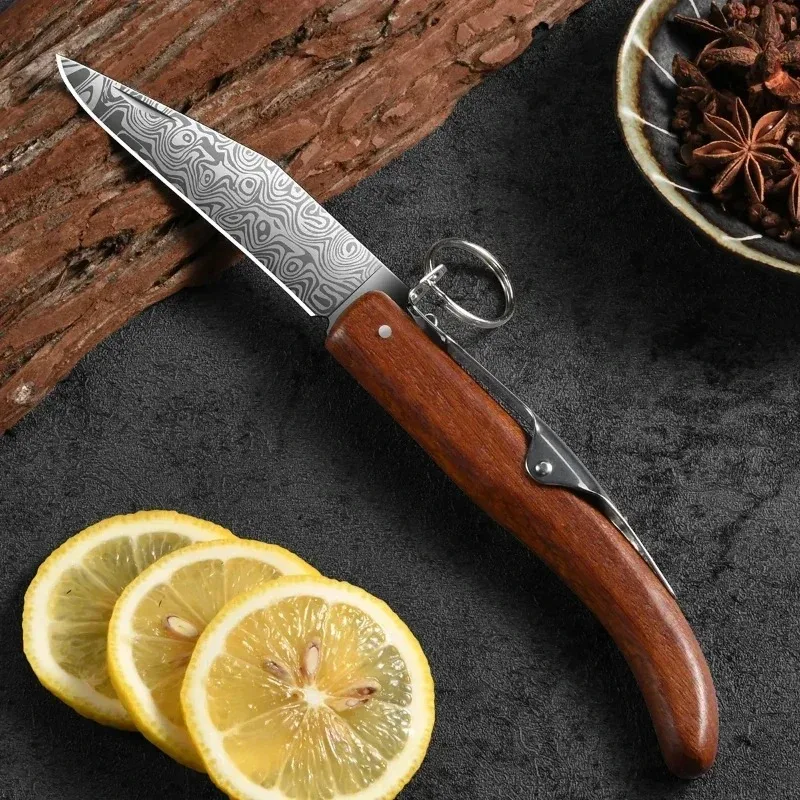 Hand knife, folding knife, collectible knife, high-end fruit knife, BBQ knife Folding knife, pocket knife, fishing knife, portab