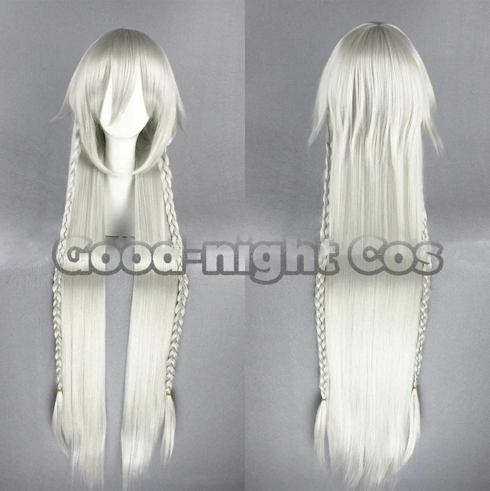 Anime Black Butler Kuroshitsuji Undertaker Cosplay Costume Wig+Hat Chain Full Set Undertaker Halloween Party Full Set Uniform