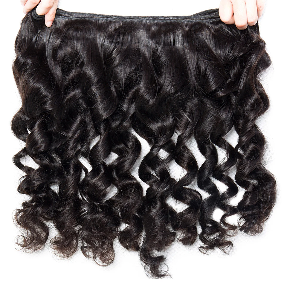 Code Calla Loose Wave Hair Weaving Nature Black 1B# Hair Weave 8"- 30" Heat Resistant Synthetic Hair Extensions Bundles 110g/Pcs