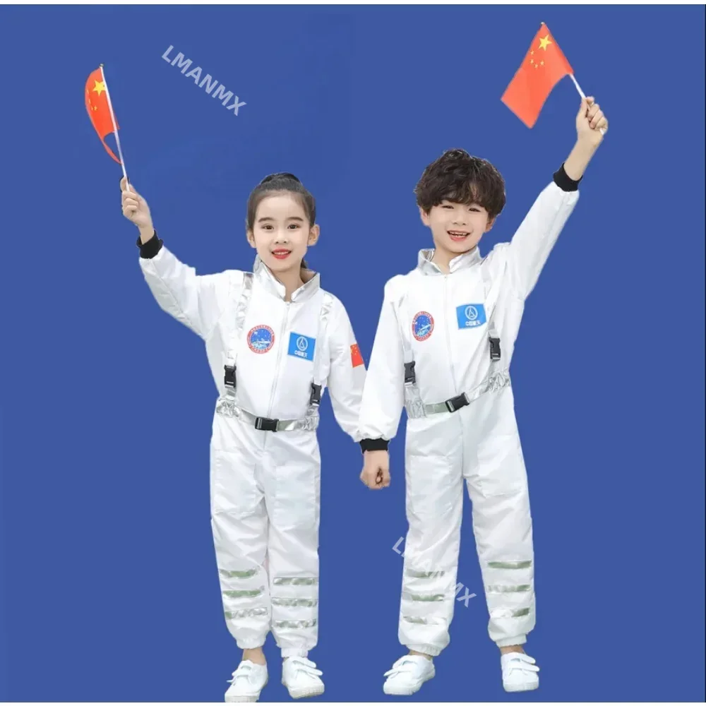 Disfraz de Cosplay de astronauta para niños, juego de Navidad, juego de rol, Halloween, Carnaval, vestidor completo, traje espacial, regalo de cumpleaños