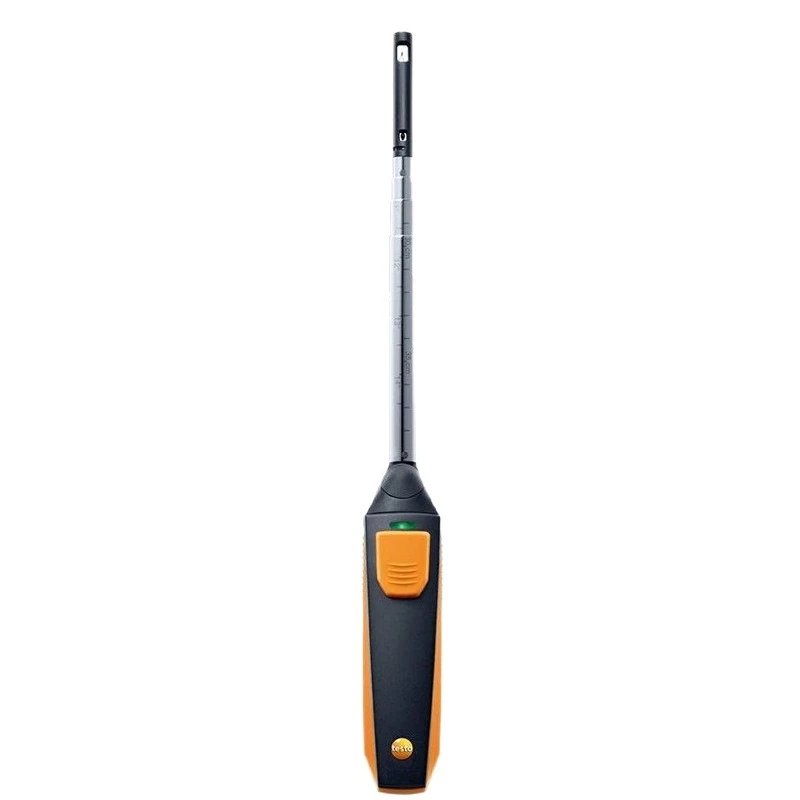 405i Bluetooth Wireless Hot-wire Anemometer Mini Telescopic Wind Speed Airflow Tester Data Record for Pipeline Detection