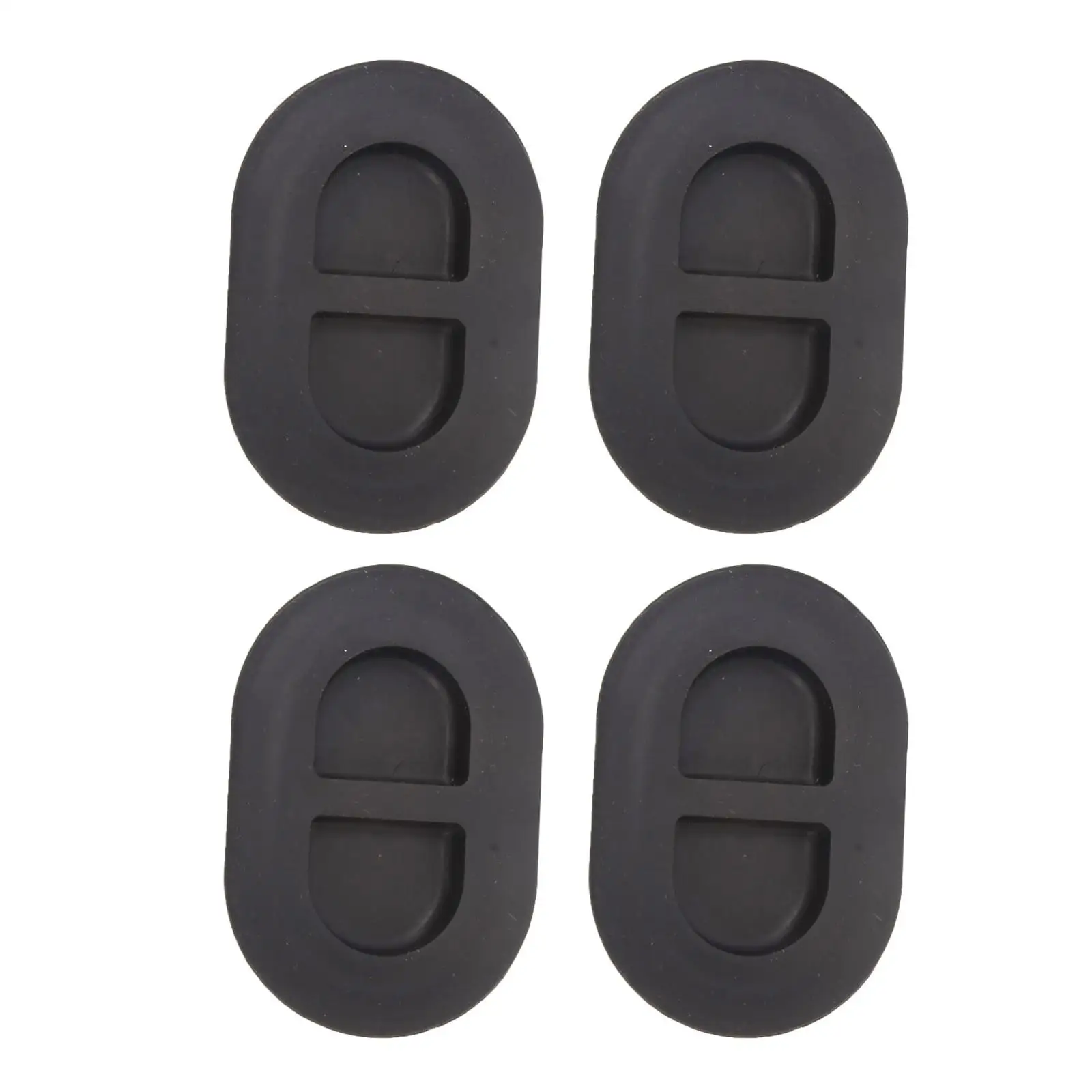 4 Pieces Car Floor Pan Drain Plugs Replace High Performance High Quality Black Rubber for Jeep Wrangler JL 2018+ Accessory