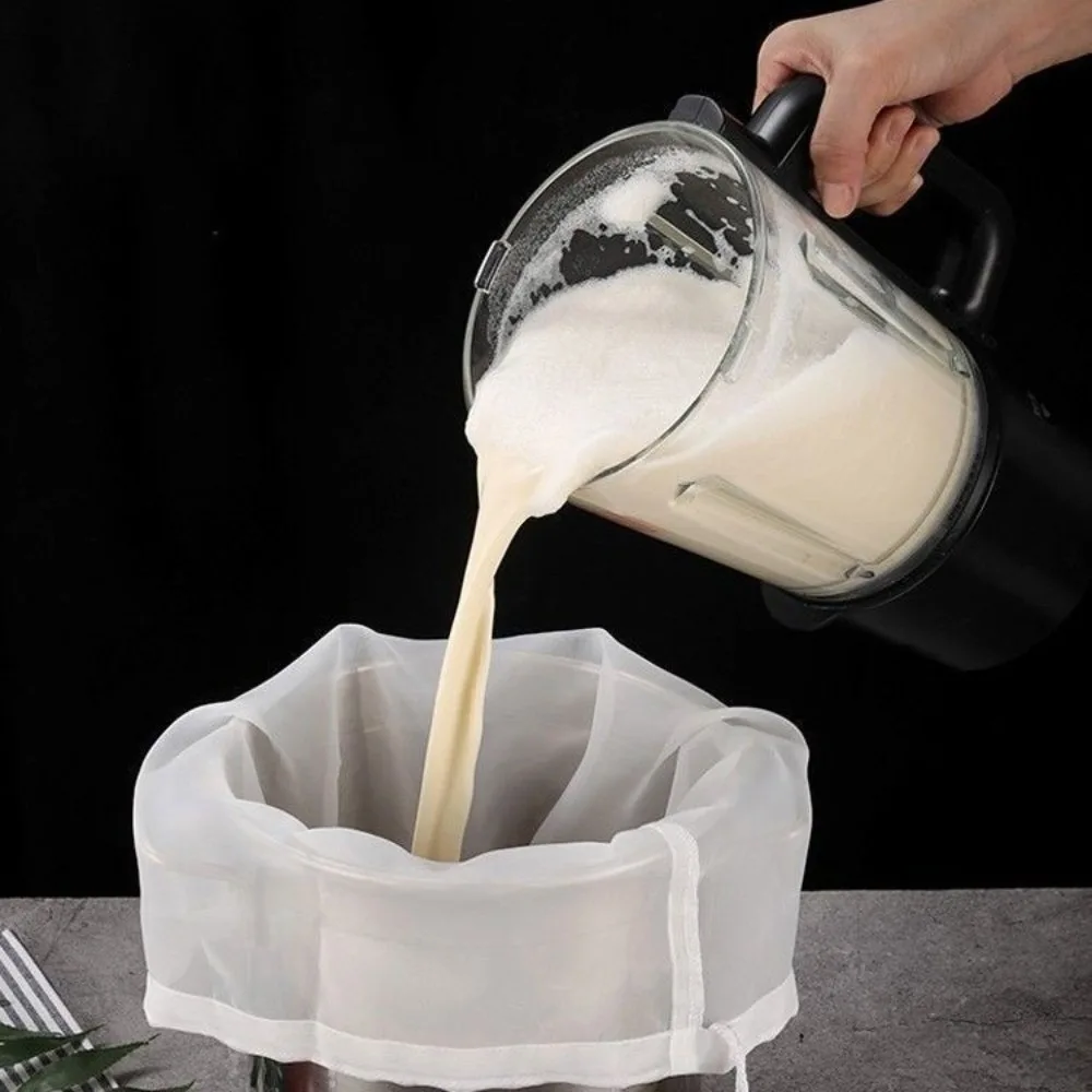 Kitchen Food Nylon Straining Bag Fine Mesh Reusable Food Strainer Filter Bag Home Brewing