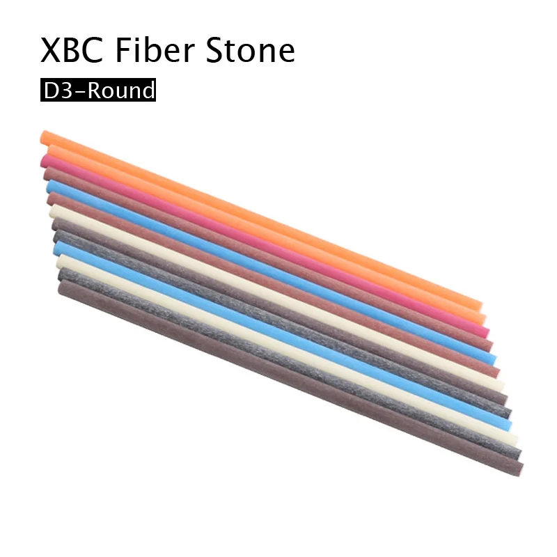 1pcs/3pcs Japan XBC D3 Round Fiber Stick Φ3*100mm Ceramic Fiber Stone for Grinding Fine Polishing Mold Die Plastic Metal Jade