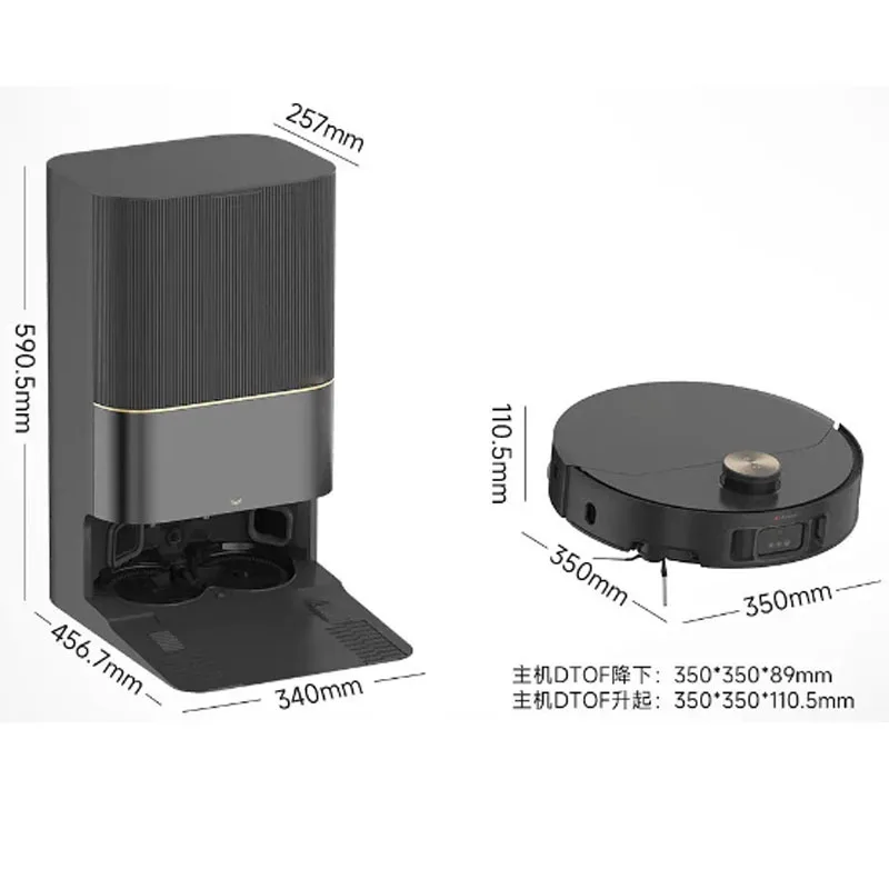 モップロボット プレミアムモデル 統合清掃機能 吸引・洗浄・こすり洗い機能 自動洗浄 床掃除機