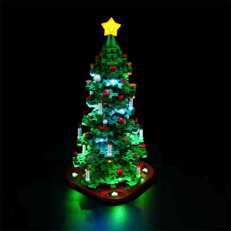 DIY LED-lichtset voor LEGO 40573 kerstboom (alleen LED-licht, zonder blokken model)