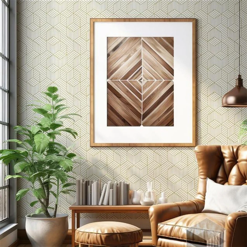 Custom Geometric grid wallpapers for living room TV background Three-dimensional block mural wall paper home decoration 3D mural