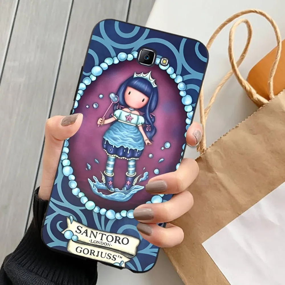 S-Santoro-Gorjuss Cute Cartoon Girl Phone Case For Samsung J 7 plus 7core J7 neo J6 plus prime J6 J4 J5 Mobile Cover