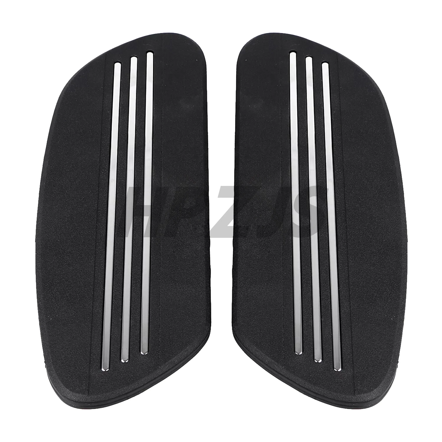 Motorcycle Driver Insert Floorboard Footboard Pad For Harley Touring Electra Road Street Glide King FLTR FLHX 1993-Up Black