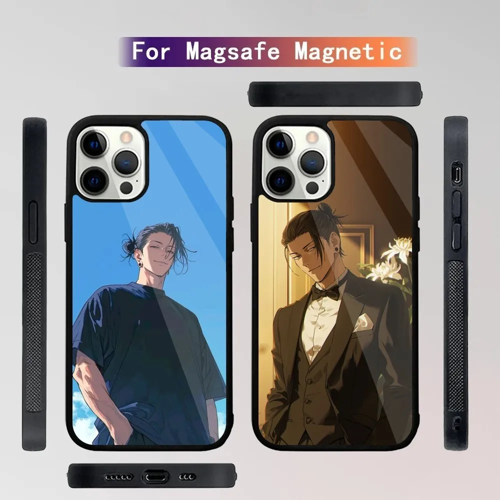 

Suguru GetoS Phone Case For iPhone 15,14,13,12,11,Plus,Pro,Max Mini Magsafe Magnetic Wireless Charging